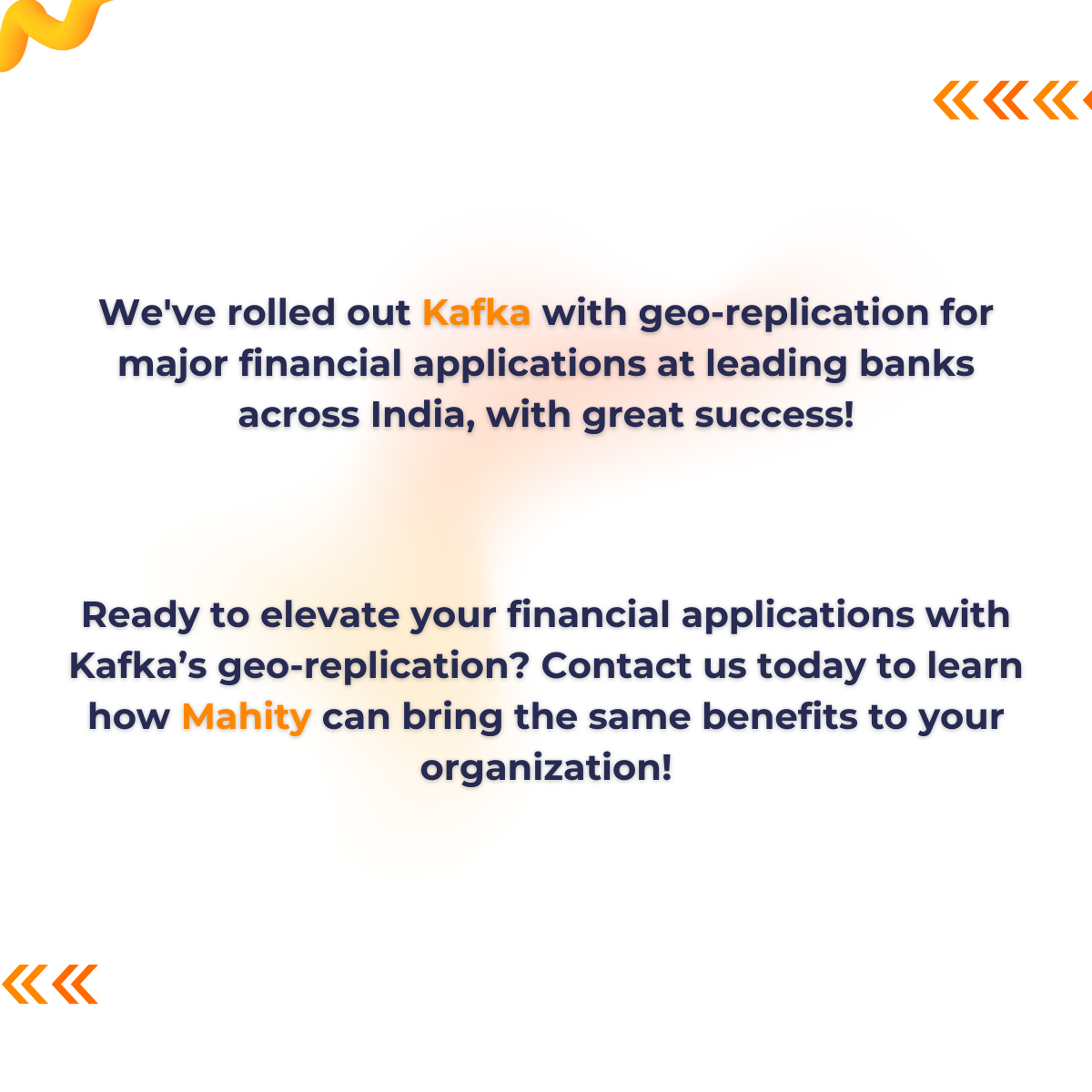 Kafka with Geo-Replication for Financial Applications